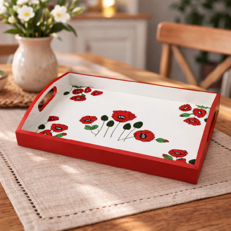 tava-lemn-pictata-manual-flori-de-maci