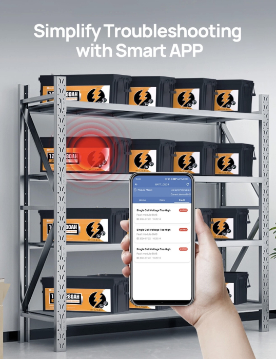 Baterie Litium ECO-WORTHY LifePO4 280aAh Bluetooth [11]