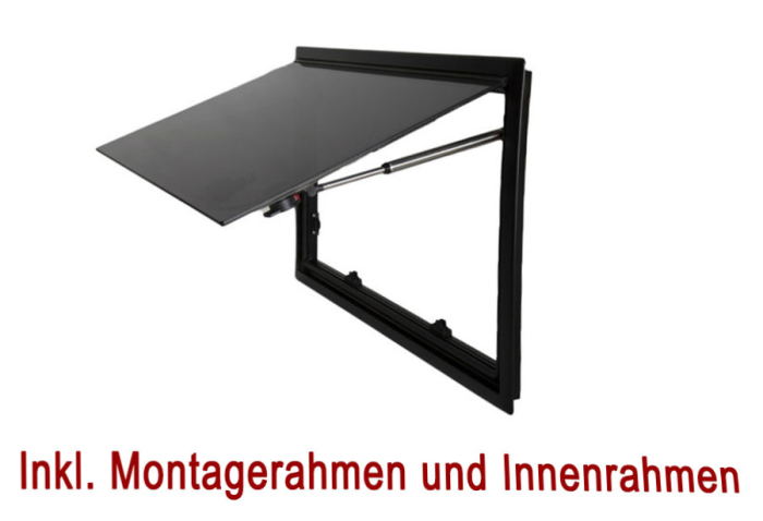 Copertină fumurie pentru vehicule curbate (cu perete dublu, montare încastrată, 3 rame) [4]