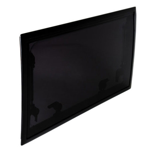 Copertină fumurie pentru vehicule curbate (cu perete dublu, montare încastrată, 3 rame) [3]