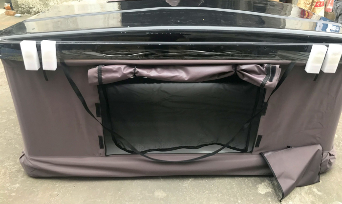 Cort de acoperiș rigid ABS 210×120 cm [21]