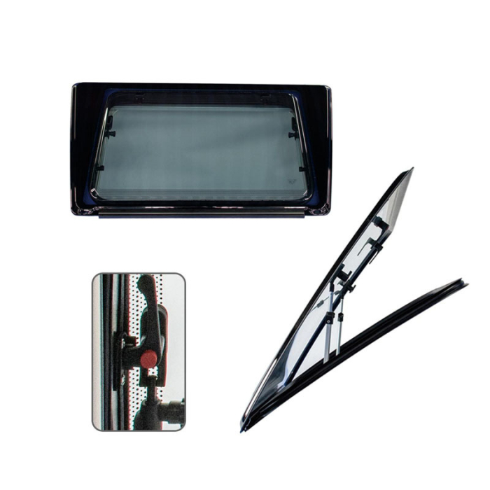 Fereastră de mansardă arcuită cu plasă antiinsecte și jaluzele opace 900x600mm [4]