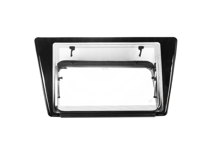 Fereastră de mansardă arcuită cu plasă antiinsecte și jaluzele opace 900x600mm [5]