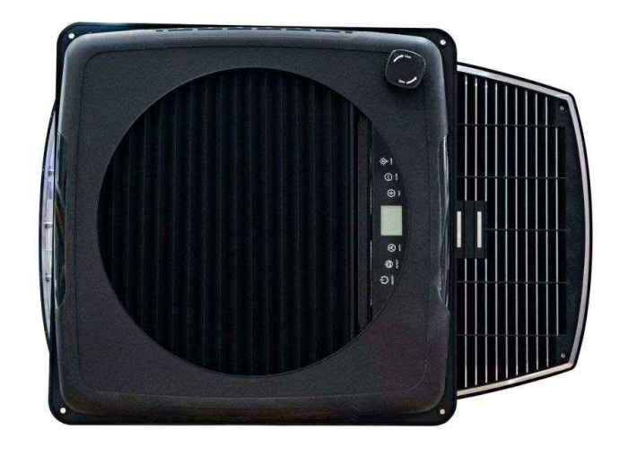 Fereastră de mansardă Super Fan cu ventilator, telecomandă, plasă antiinsecte și jaluzele opace 400×400 mm (Generația 3.0) [13]