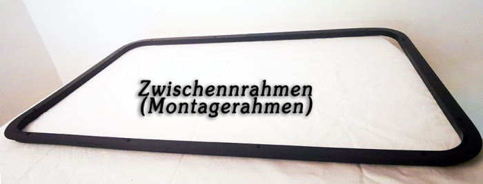 Geam termopan cu geam termopan, ușor fumuriu, pentru vehicule curbate (cu pereți dubli, montat încastrat, 3 rame) [17]