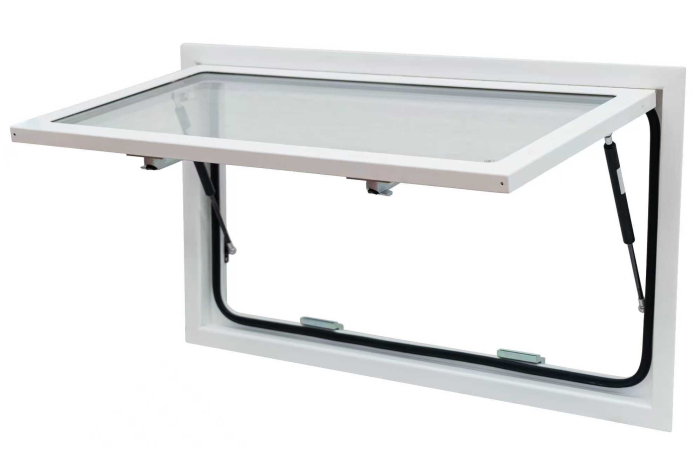 Geamuri din sticlă naturală pentru teren accidentat, cu geam termopan și jaluzele [2]