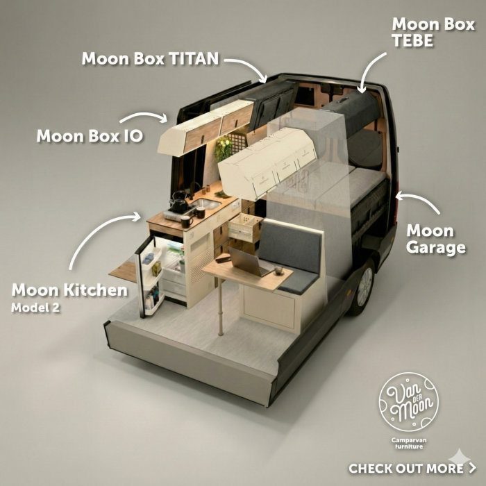 Van Der Moon - Echipamente si accesorii de top - Mobilier pentru Conversii Campervan [3]