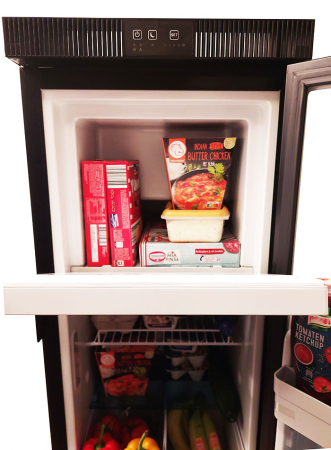 90 litri ÎxLxA: 96×41,8×48 cm cu compartiment congelator [1]