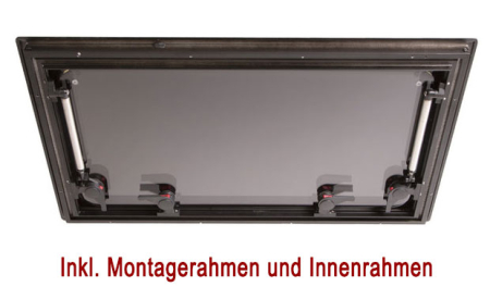 Copertină fumurie pentru vehicule curbate (cu perete dublu, montare încastrată, 3 rame) [18]