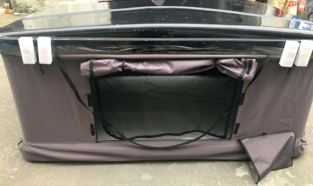 Cort de acoperiș rigid ABS 210×120 cm [20]