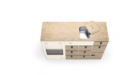 Van Der Moon - Echipamente si accesorii de top - Mobilier pentru Conversii Campervan - Countertop for Moon Kitchen Model 1