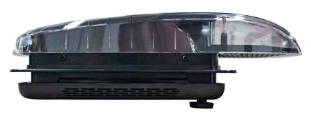 Fereastră de mansardă Super Fan cu ventilator, telecomandă, plasă antiinsecte și jaluzele opace 360×360 mm [13]