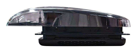 Fereastră de mansardă Super Fan cu ventilator, telecomandă, plasă antiinsecte și jaluzele opace 360×360 mm [10]