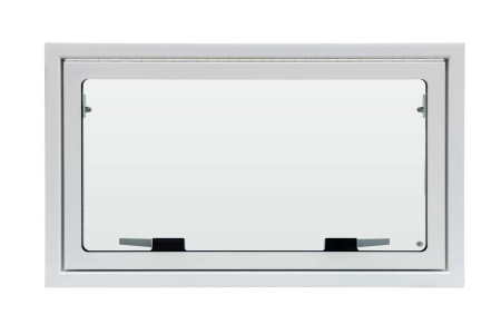 Geamuri din sticlă naturală pentru teren accidentat, cu geam termopan și jaluzele [2]