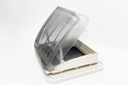 Trape si MaxxFan - Trapă de acoperiș cu geam termopan, plasă de insecte și jaluzele opace 400×400