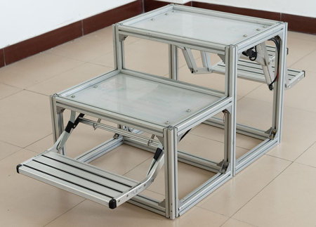 Treaptă cu acces dublu, treaptă cu iluminare LED de 12V [5]