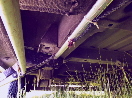 Treaptă de acces simplă, bandă de rulare cu iluminare LED de 12V [7]