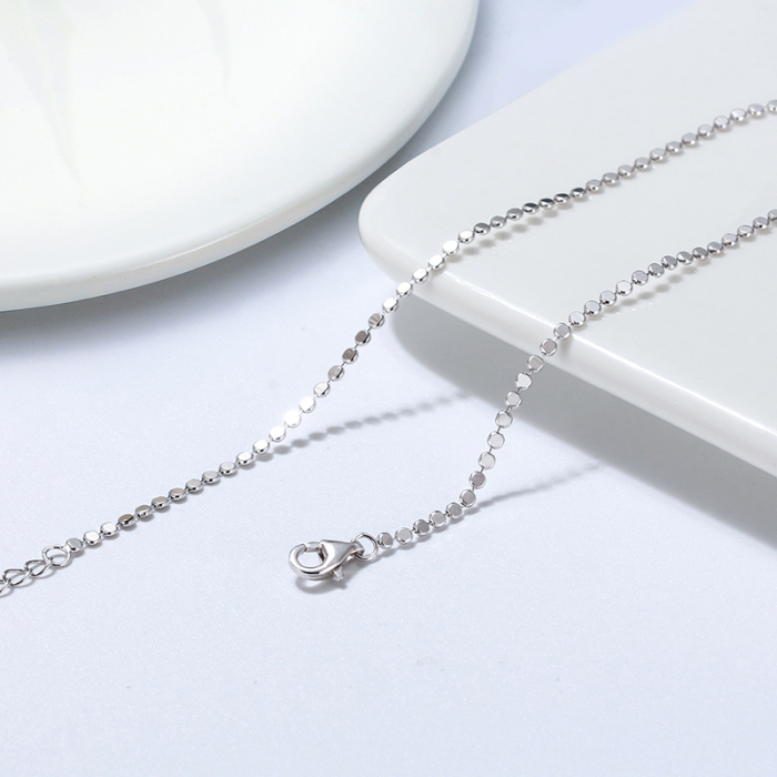 Brățară de picior din argint cu Silver Beads [3]