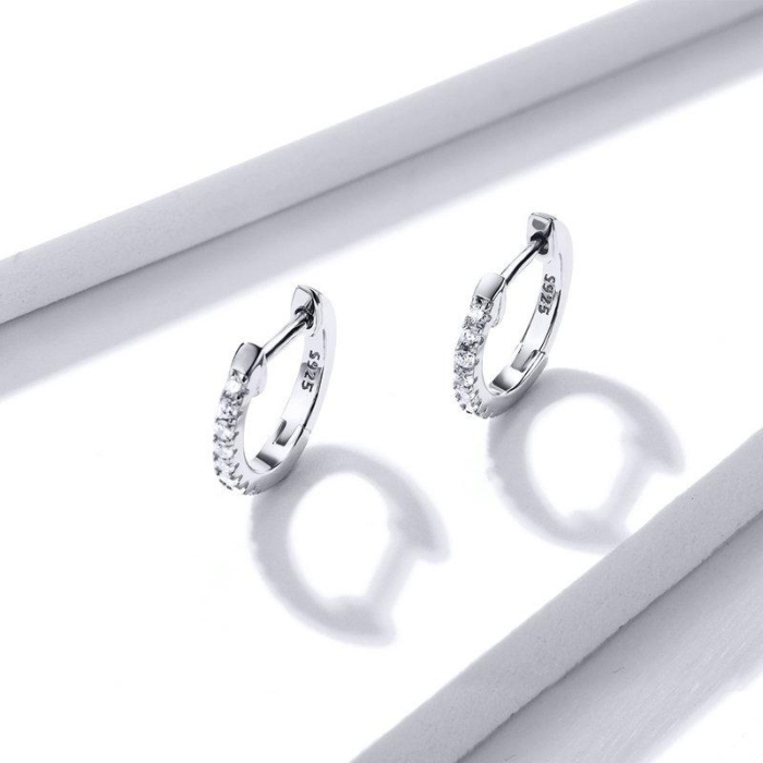 Cercei din argint Band Silver [4]