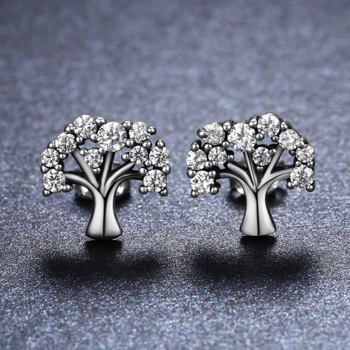 Cercei din argint Life Tree [2]