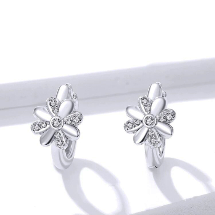 Cercei din argint Lucky Flower [3]