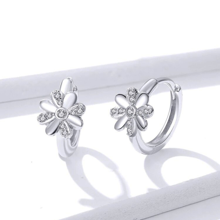 Cercei din argint Lucky Flower [5]