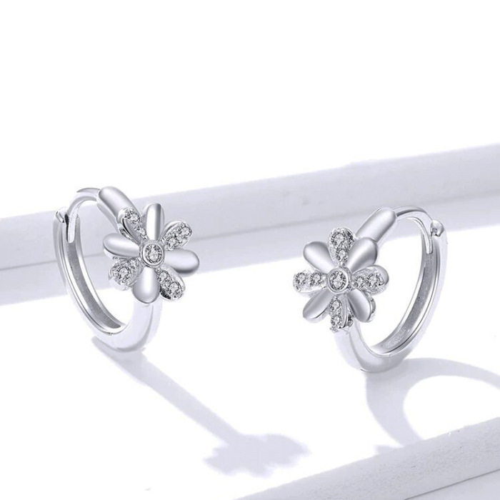 Cercei din argint Lucky Flower [4]
