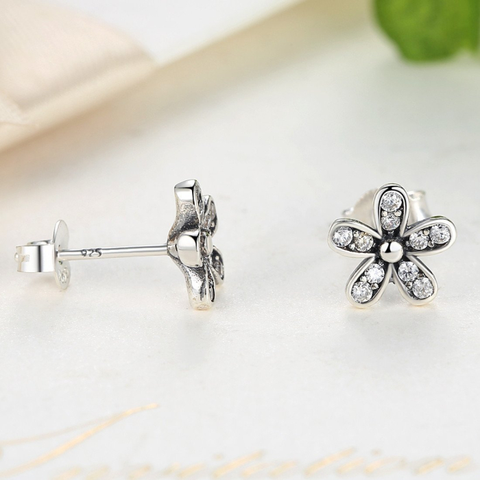 Cercei din argint Melia Flower [4]