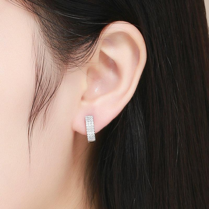 Cercei din argint Perpetual [5]