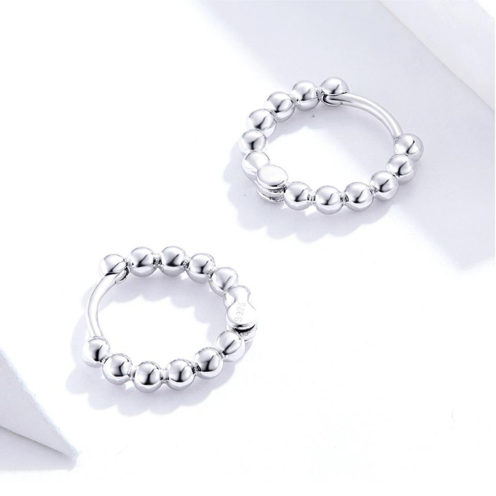 Cercei din argint Silver Minimalist [3]