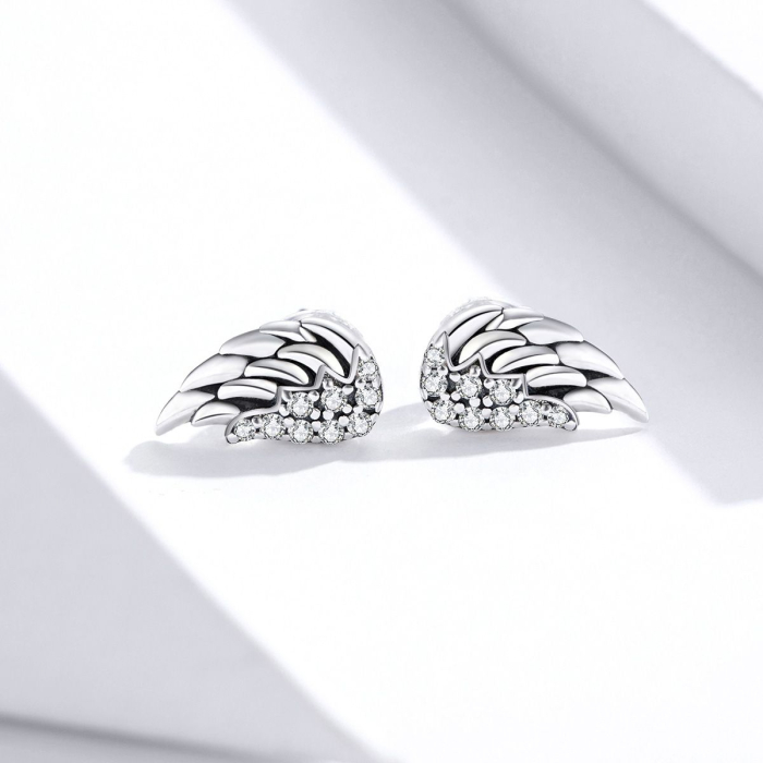 Cercei din argint Spark Wings [2]