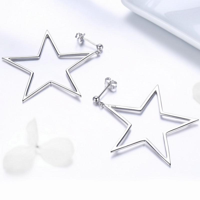 Cercei din argint Stars [5]