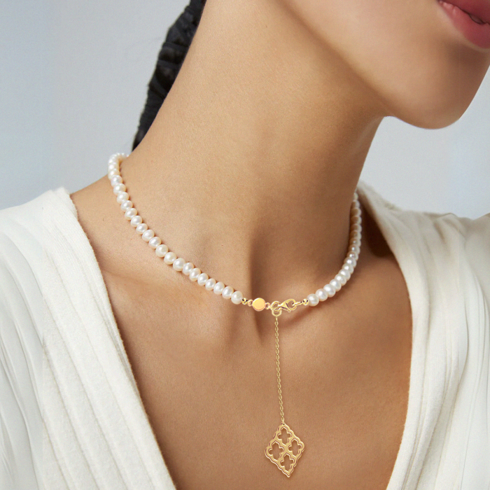 Colier cu perle naturale de cultură mari Cairo [2]