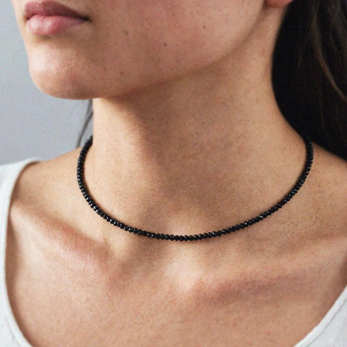 Colier cu pietre naturale Tisoro Basics - Onix Negru [4]