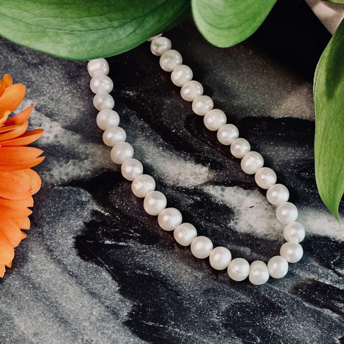 Colier din argint cu perle naturale Raw Strand [4]