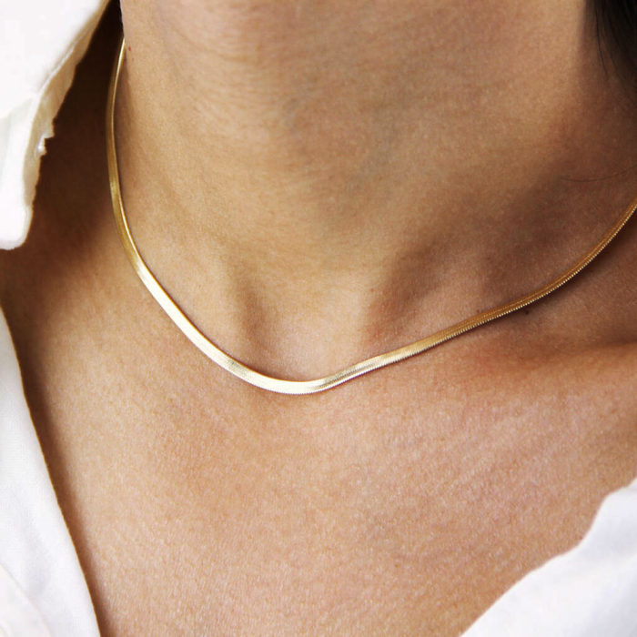 Colier din argint Snake Gold [2]