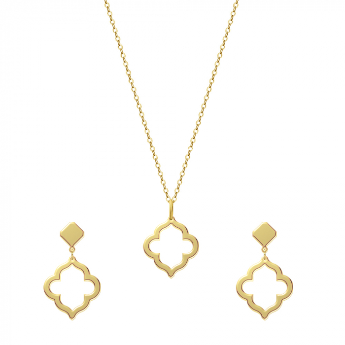 Set cercei și colier din argint Persia Gold [1]