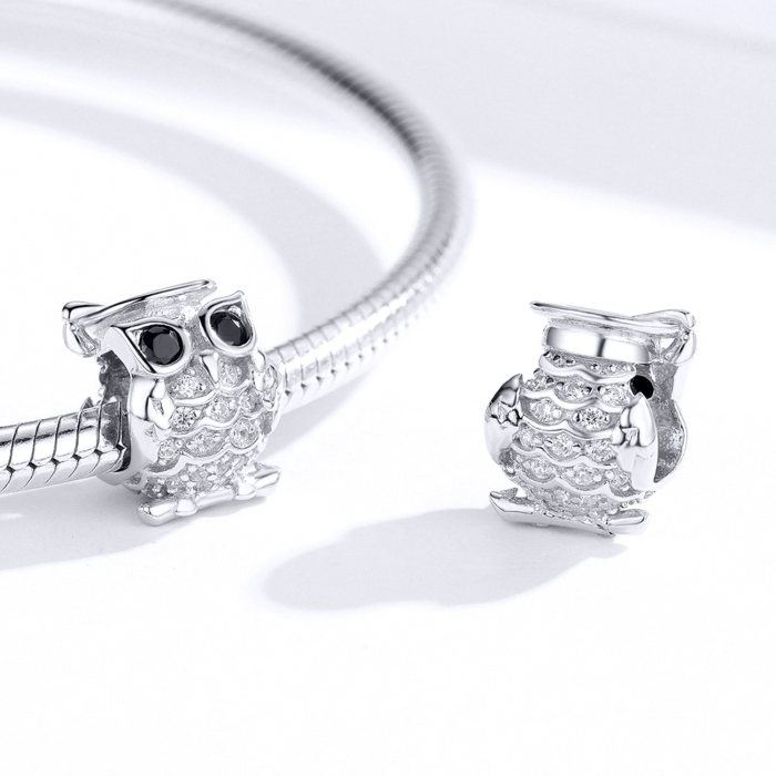 Talisman din argint Owl of Athena [3]