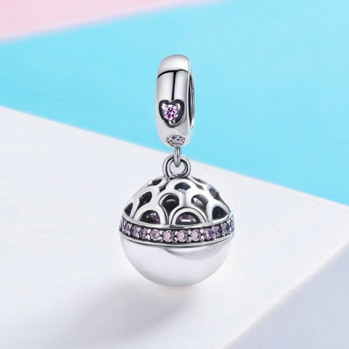 Talisman din argint Pink Heart Box [2]