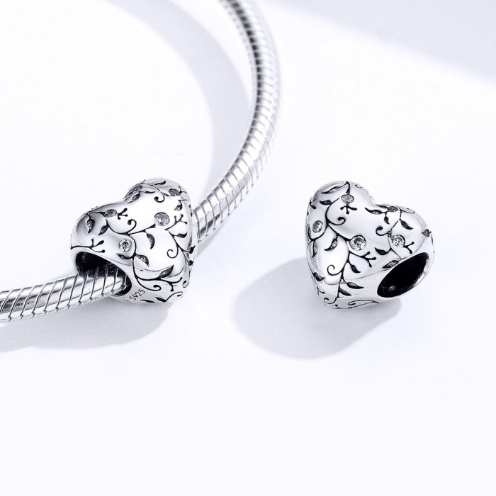 Talisman din argint Spring Heart [4]