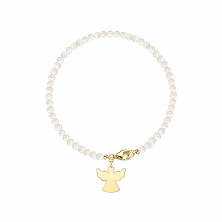 Brățară cu perle naturale de cultură mici Angels
