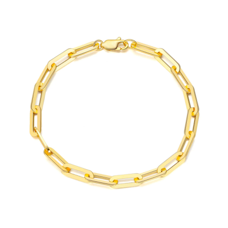 Brățări - Brățară din argint Paperclip Gold