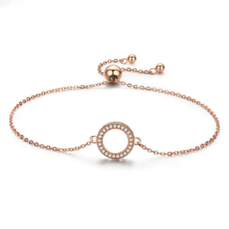 Inactive - Brățară din argint Simply Round Rose