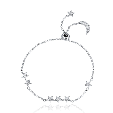 Inactive - Brățară din argint Stars and Moon