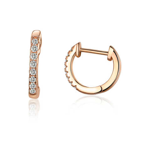 Cercei din argint Band Rose [0]