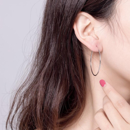 Cercei din argint Big Round [1]