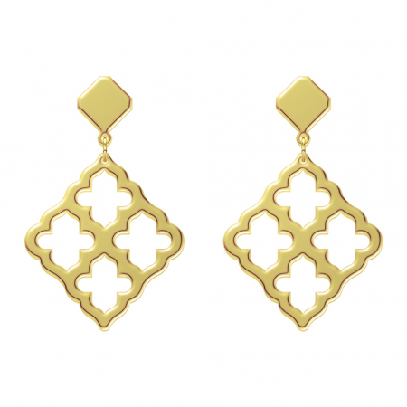 Cercei din argint Cairo Gold [0]