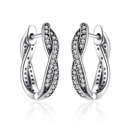 Inactive - Cercei din argint Elegant Twist