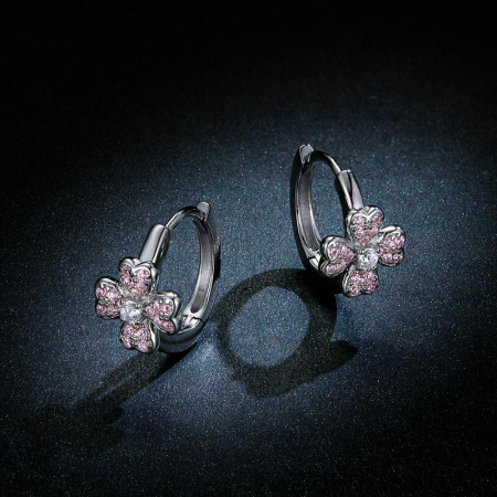 Cercei din argint Lucky Clover [1]