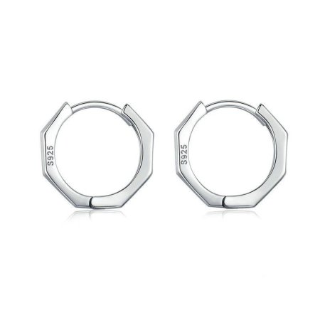 Inactive - Cercei din argint Nut Shape